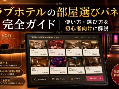 ラブホテルの部屋選びパネル完全ガイド｜使い方・選び方を初心者向けに解説
